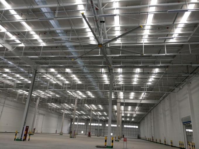 Grande fã de teto industrial de poupança de energia super com 24 pés de diâmetro das lâminas