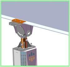 Ventilador de tecto de caixa de engrenagens de oficina 5