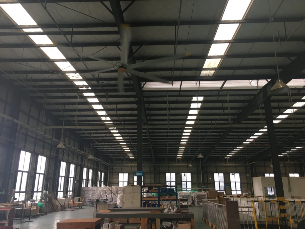 Fã de teto industrial do burro grande grande para a ventilação da fábrica
