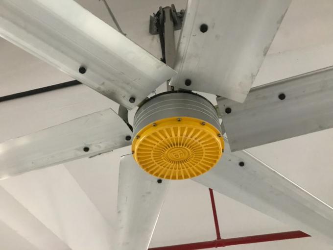 O controle do botão ajusta rapidamente o fã de Hvls do ar interno para a ventilação do ginásio