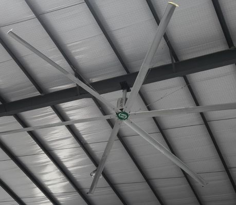 Ar de resfriamento teto teto ventiladores industriais HVLS enormes 24 pés