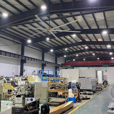 Bom preço. 6pcs Blade 7.3m 24FT Pmsm Fente industrial de poupança de energia para arrefecimento de ar e ventilação on-line