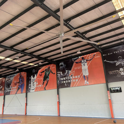 Bom preço. 8FT-24FT Material de lâmina Al-Mg liga HVLS Ventiladores de teto para refrigeração de ar de centro esportivo ou ginásio on-line