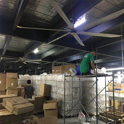 Bom preço. Ventilador de escape de tecto industrial de refrigeração e ventilação de grandes oficinas com controlador on-line