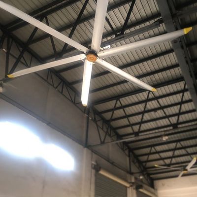 Bom preço. 5.0m 16FT HVLS Ventilador industrial de teto para arrefecimento de ar 0,75KW Motor PMSM Incluído on-line