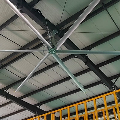 Bom preço. CCC CE ISO Hvls Ventilador de teto industrial com lâmina de liga de alumínio e magnésio on-line