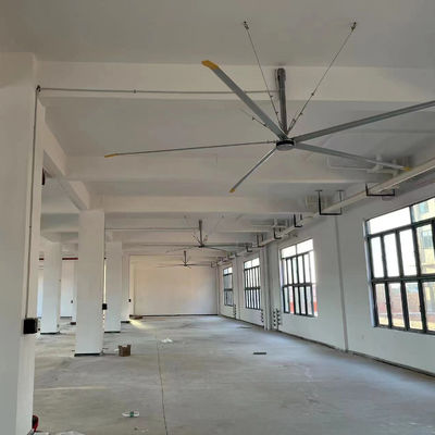 Bom preço. fãs de teto industriais do volume alto HVLS de 220V 1.5kw com o motor elétrico de ímã permanente on-line