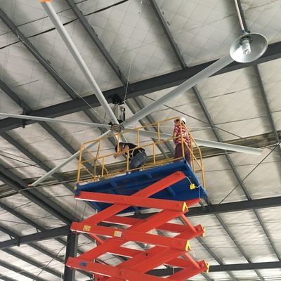 Bom preço. Ventilação de fábrica pmsm Ventiladores de teto industriais gigantes on-line