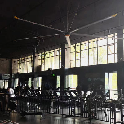 Bom preço. Características principais Gratuito de manutenção 7.3m 24FT Grande ventilador de teto AC HVLS para energia- Solução on-line