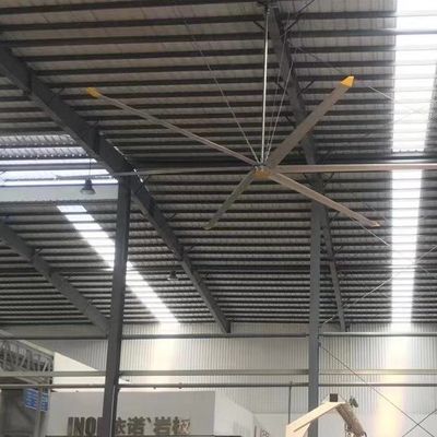 Bom preço. Potente 5Pcs Al-Mg Alloy Blade 7.3m 24FT ventilador HVLS Industrial para arrefecimento de armazém e ventilação on-line