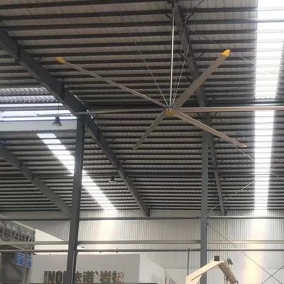 Bom preço. 380V/220V 1.5KW HVLS ventilador de teto industrial para resfriamento de economia de energia em armazéns on-line