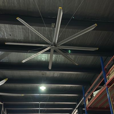 Bom preço. Refrigeração de ar de alto volume 3.6m 12FT Industrial grande ventilador de teto HVLS com 8 pás on-line