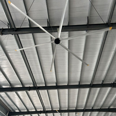 Bom preço. Fan Diâmetro 8FT-24FT PMSM Ventilador de teto HVLS motorizado para oficina de produção de cabos on-line