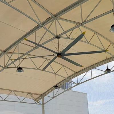Bom preço. Ventilador HVLS de 16 pés montado no teto para refrigeração e ventilação de ar ótima nas indústrias on-line