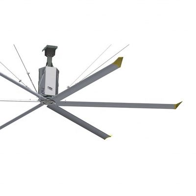 Bom preço. Ventilador de teto HVLS com caixa de engrenagens de 24 ft para refrigeração em restaurantes e espaços industriais on-line