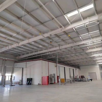 Bom preço. Ventilador de alumínio DX 5 Blade Pmsm Motor HVLS Ventilador de teto industrial usado em automóveis BYD Energy on-line
