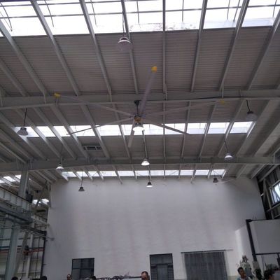 Bom preço. Ventilador de teto industrial grande Diâmetro do ventilador de alumínio Tamanho de 7,3 a 2,4 metros on-line