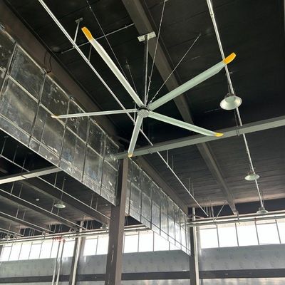 Bom preço. Alumínio Magnésio Ligação DX/DS Hvls Ventilador de teto gigante com 6 lâminas de personalização on-line