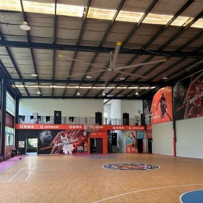 Bom preço. 8-24FT Grande ventilador industrial para ventilação de basquete AC Corrente elétrica Tipo lâmina Material de alumínio on-line