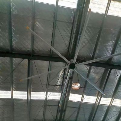 Bom preço. DX-7.3 Ventilador de teto industrial HVL grande com motor PMSM e material de lâmina Al-Mg on-line