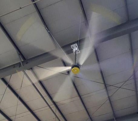 Bom preço. 24FT Diâmetro ventilador de arrefecimento para teto industrial Al-Mg lâminas de liga secagem a ar em armazém de alimentos on-line