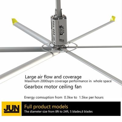 Bom preço. 7.3 Meter de diâmetro Ventilador suspenso para o máximo de fluxo de ar e arrefecimento on-line
