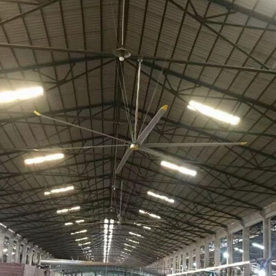 Bom preço. Lâmina de liga de alumínio pesada de grande capacidade Ventilador de teto montado adequado para tetos altos e áreas espaçosas on-line