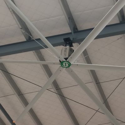 Bom preço. Ventilação caixa de engrenagens pólo motor montado ventilador de teto HVLS para casa on-line