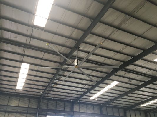 Bom preço. 24FT 2.0 HP Ventilação de resfriamento Lâmina de alumínio Ventiladores de teto gigantes on-line