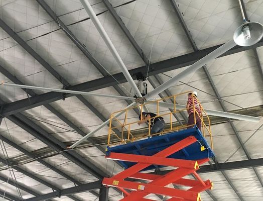 Bom preço. 5.4M 18ft alumínio lâminas de liga Interior Garagem grandes ventiladores HVLS on-line