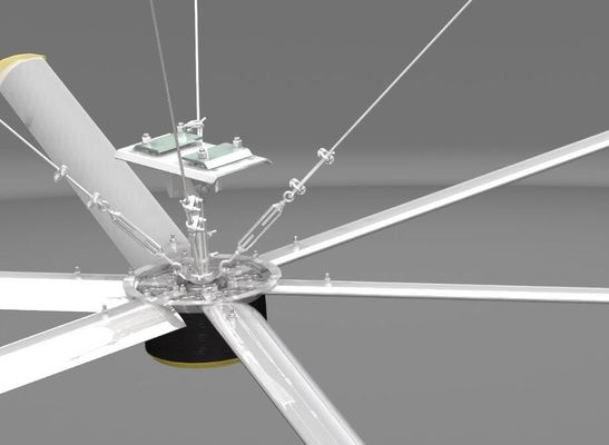 Bom preço. 6.0M 20 pés Pmsm Sala do motor Seis lâmina grandes ventiladores HVLS on-line