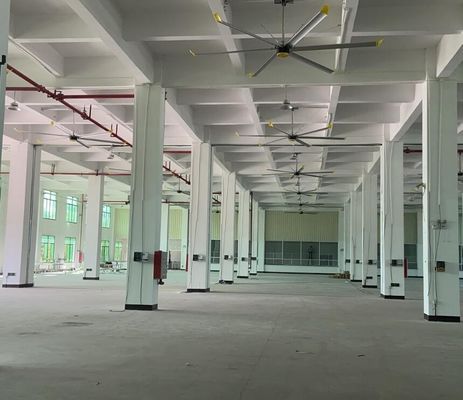 Bom preço. Frio de ar grande 75RPM 5 lâmina ventilador HVLS on-line