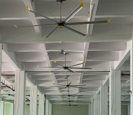Bom preço. 7.3M 24FT Agricultura Gigante de escape de ar HVLS Ventiladores industriais on-line