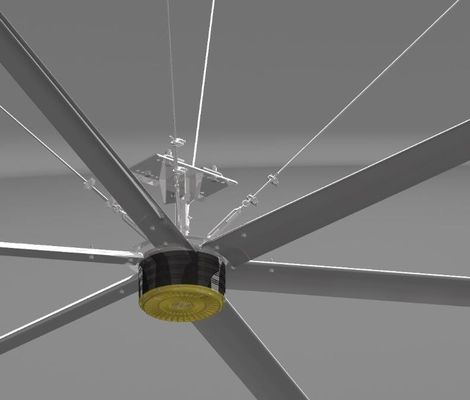 Bom preço. 7.3M Caixa de engrenagens Motor Workshop Ventilação Elétrica HVLS Ventilador on-line