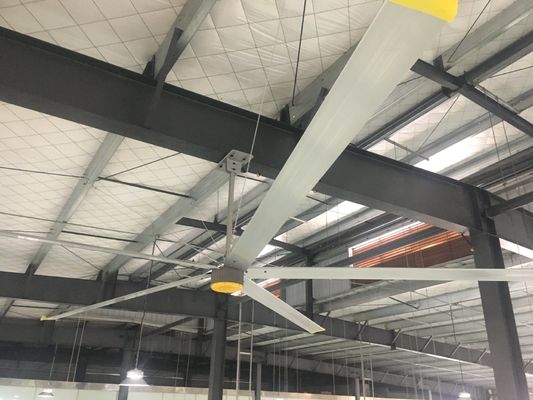 Bom preço. Lâmina de alumínio de baixa velocidade grande ventilador PMSM com motor de caixa de engrenagens on-line
