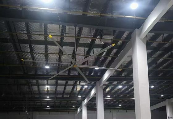 Bom preço. 24FT Pmsm Poupança de energia HVls Ventilador de teto para refrigeração de ar e ventilação função on-line